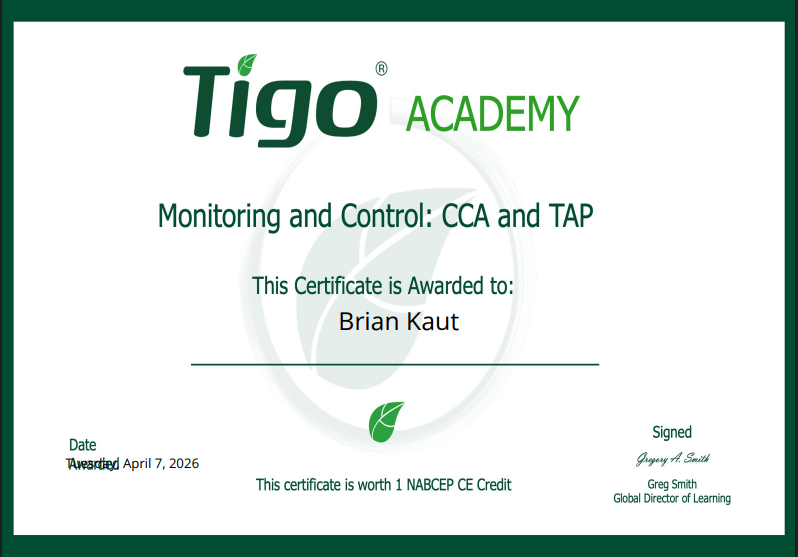 Tigo Certified